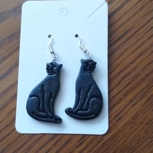 Handmade polymer clay earrings